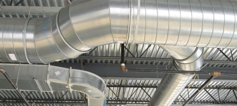 Close-up view of HVAC ventilation ducts cleaned by Pro Tech in Chesterfield MO