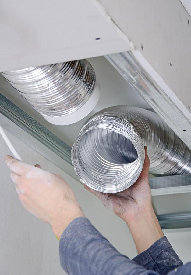 HVAC vent and ductwork close-up cleaned by Pro Tech Air Duct Cleaning Chesterfield MO